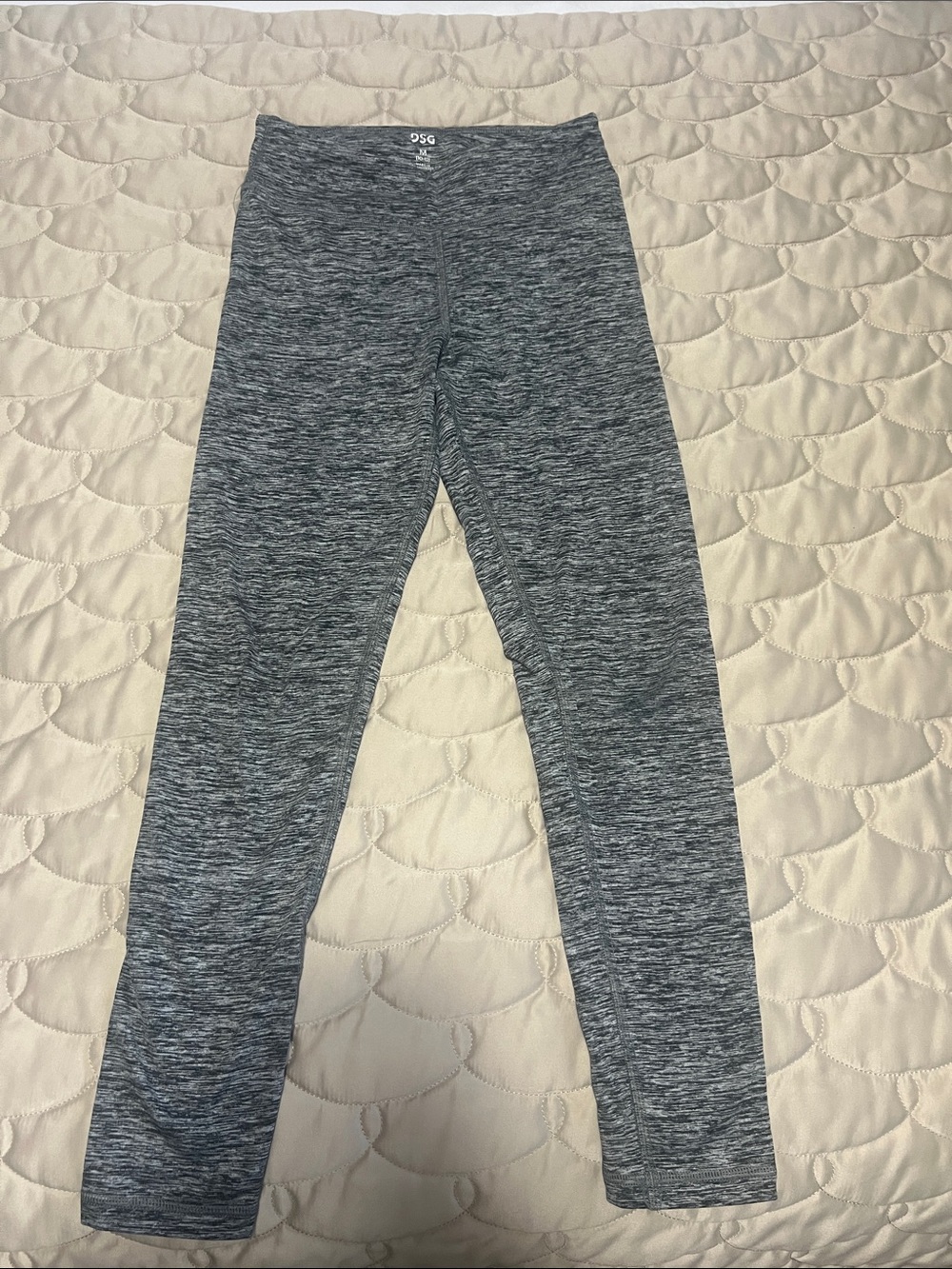 DSG Girls Gray Heathered Active Leggings